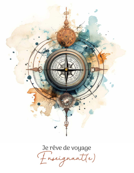Mon agenda Je rêve de voyages 2025 - 2026